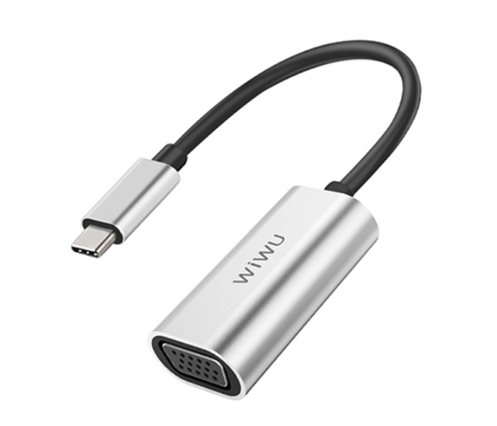 Wiwu ALPHAVGAG Type-C To USB-C Hub - Grey - Zoom Image 1