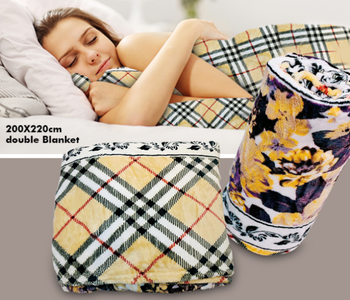 Fleece Lean Designed 200X220cm Assorted Blanket - Zoom Image 3