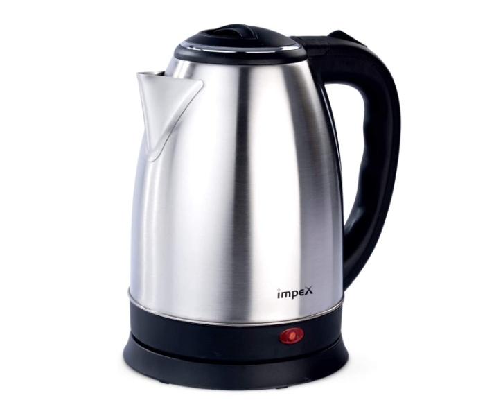 Impex Steamer 1501 1500W 1.5 Litres Stainless Steel Electric Kettle - Black and Silver - Zoom Image 1