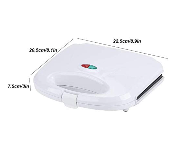 Impex SW 3601 750 watts 2 Slice Sandwich Maker with Non Stick Coated Plate - White - Zoom Image 5