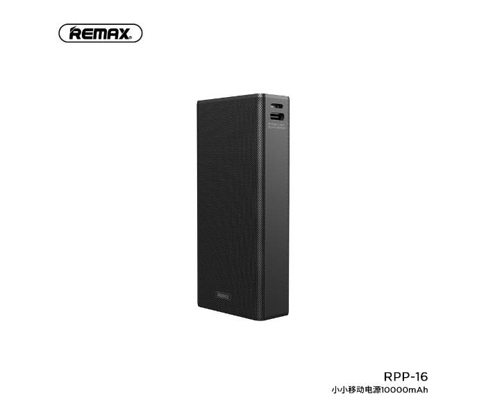 Remax RPP-16 Xiaoxiao 10000mAh Power Bank - Black - Zoom Image 1