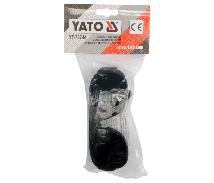 Yato YT-73744 Polycarbonate Safety Glass - Black - Zoom Image 2