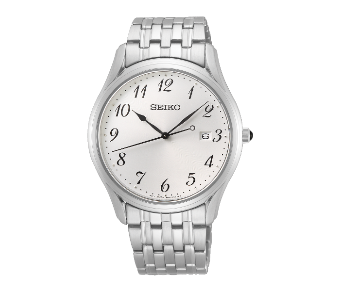 Seiko SUR299P1 Discover More Analog Stainless Steel Watch for Men - Silver - Zoom Image