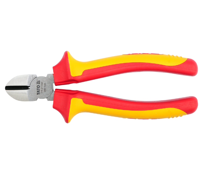 Yato YT-21158 6 Inch Insulated Side Cutting Plier - Yellow and Red - Zoom Image 1