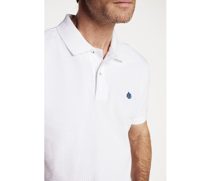 Springfield 855096499 XXXL Basic Polo Shirt for Men - White - Zoom Image 2