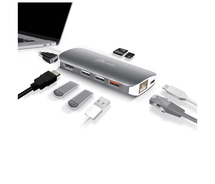 J5 Create JCD384 USB C 10 In 1 Multi Adaptor - Zoom Image 6