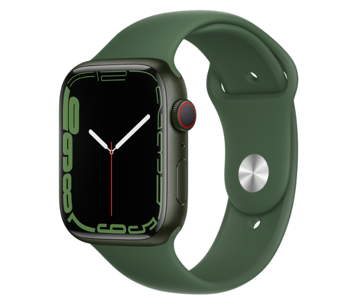 Apple Watch Series 7 GPS and Cellular 45mm Green Aluminum Case with Sport Band - Zoom Image 1