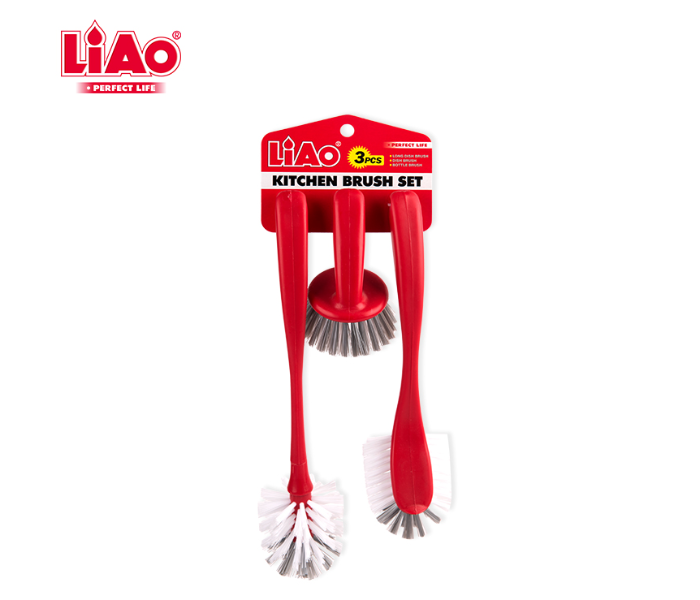 Liao 67381 Cleaning Brush Set D130078 - Red - Zoom Image