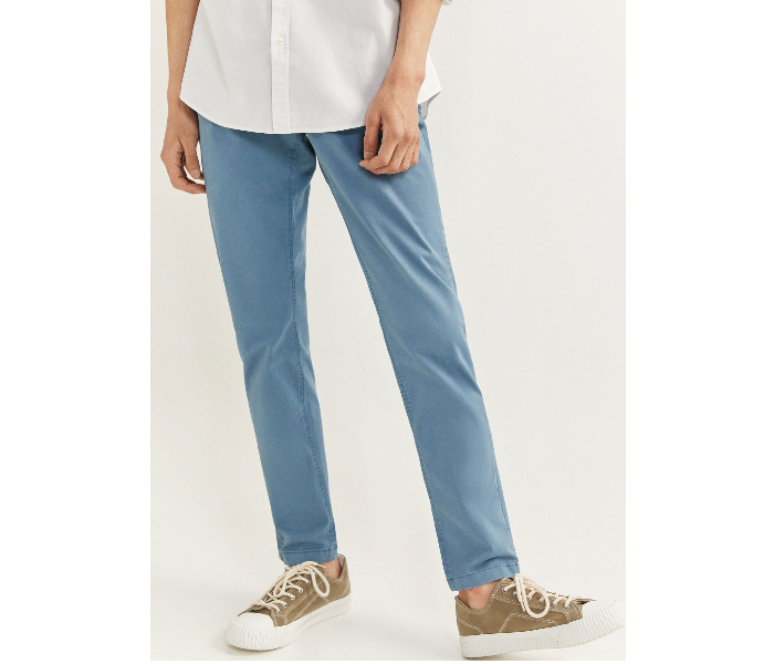 Springfield 155794716 Size 44 Chinos for Men - Light Blue - Zoom Image 1