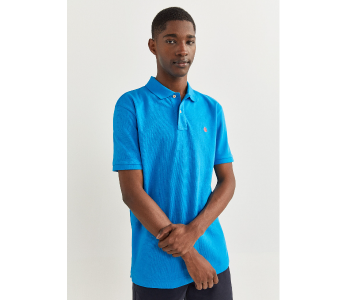 Springfield 855102287 Small Basic Polo Shirt for Men - Turquoise - Zoom Image 1