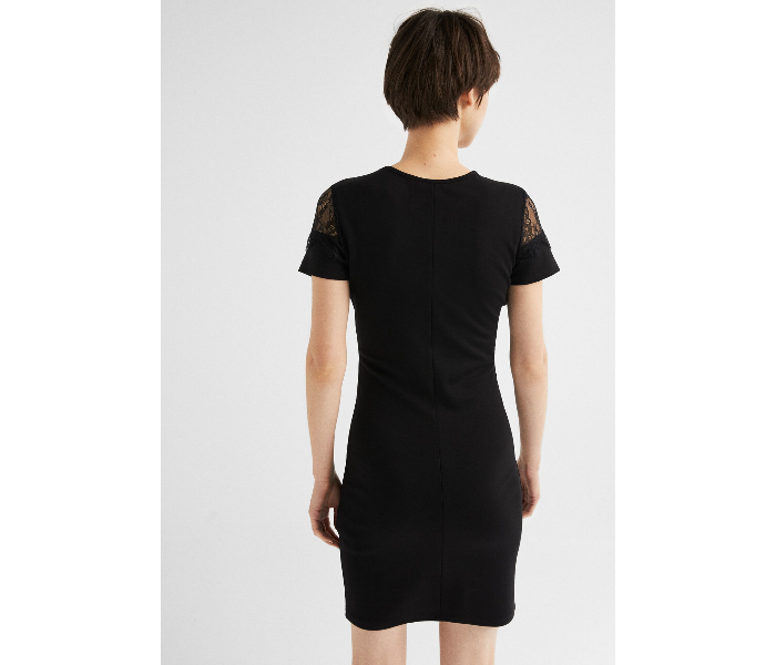 Springfield 895582401 Small Woven Dress for Women - Black - Zoom Image 3