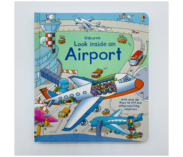 Look Inside an Airport Kids Book by Usborne Publisher - Zoom Image 1