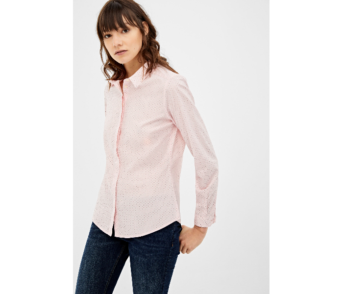 Springfield 679624970 Size 42 Long Sleeve Blouse for Women - Pink - Zoom Image 1