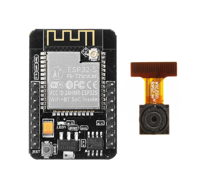 ESP32-CAM WiFi and Bluetooth Camera Module Development Board with Camera Module - Black - Zoom Image 2