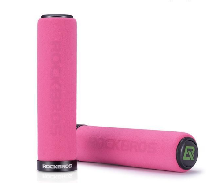 RockBros Anti Slip Cycling Handlebar Grips -Pink - Zoom Image