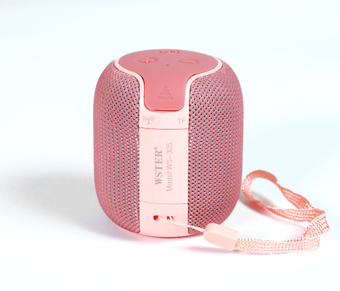 WSTER WS-305 Wireless Stereo Speaker - Rose Gold - Zoom Image 1