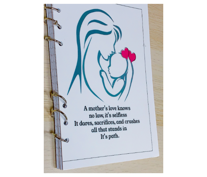 Mother’s Love Ruled Wirebound Notebook - Zoom Image 1