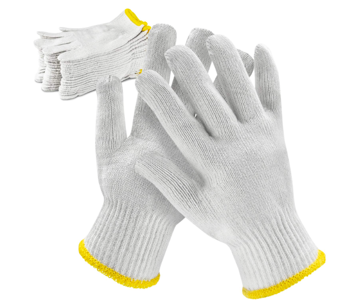 Mohajl 12 Pair Cotton Gloves Bundle - White - Zoom Image