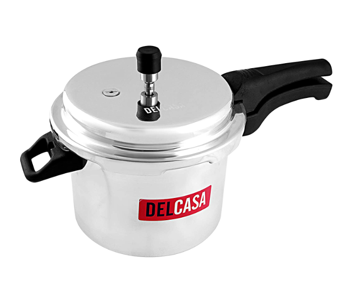 Delcasa DC1124 2 in 1 Aluminium Pressure Cooker - Silver - Zoom Image 2