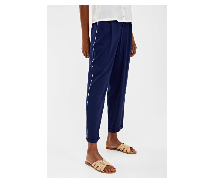 Springfield 683682816 Size 42 Cotton Pant for Women - Blue - Zoom Image 1