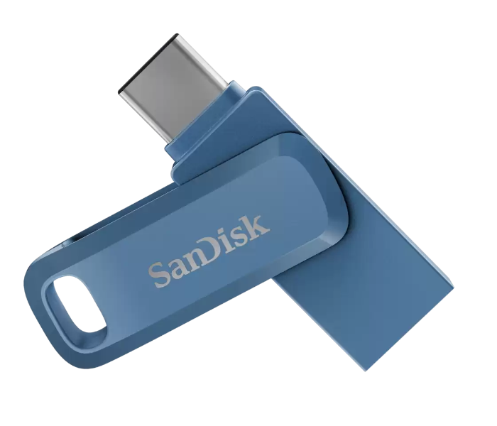 SanDisk SDDDC3-032G-G46NB 32GB Ultra Dual Drive Go USB Type C Flash Drive - Blue - Zoom Image 1