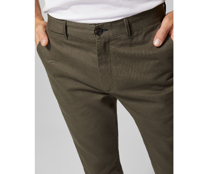 Springfield 155475125 Size 42 Chinos for Men - Green - Zoom Image 2