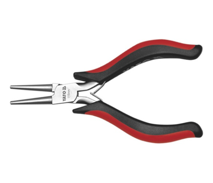 Yato YT-2086 115mm Round Nose Mini Plier - Black and Red - Zoom Image