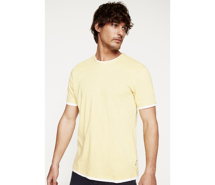 Springfield 712182204 Small Basic T-Shirt for Men - Yellow - Zoom Image 1