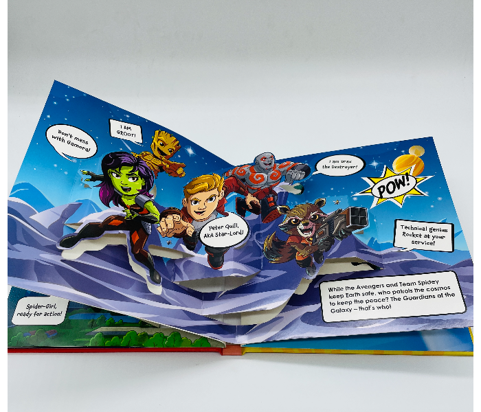 Marvel Super Hero Adventures Hardcover Pop-Up Story Book Published by Igloobooks - Zoom Image 5