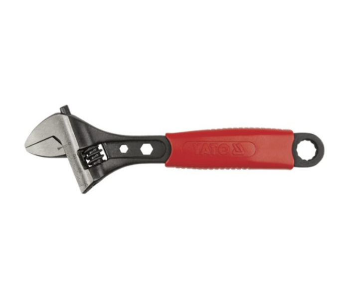 Yato YT-2173 310mm Cr-V Steel Adjustable Wrench - Red and Black - Zoom Image