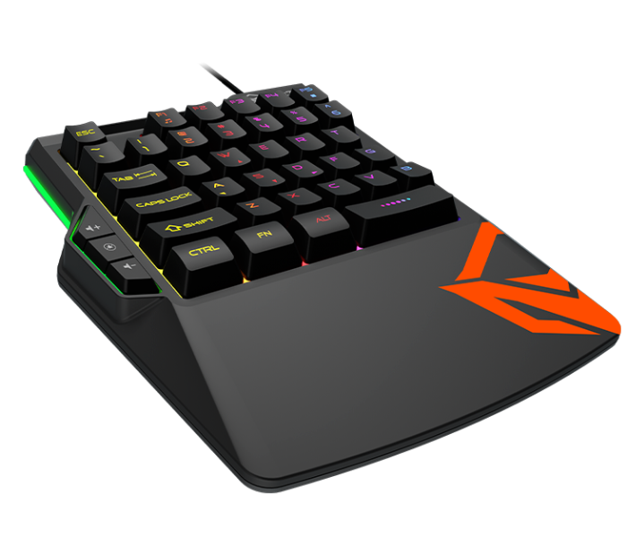 Meetion MT-KB015 One-Handed Gaming Keyboard -Black - Zoom Image 3