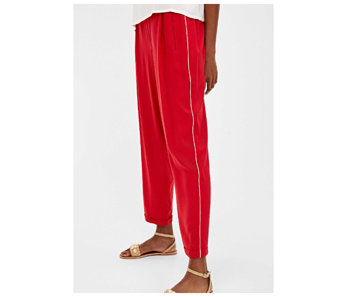 Springfield 683682865 Size 34 Cotton Pant for Women - Red - Zoom Image 2