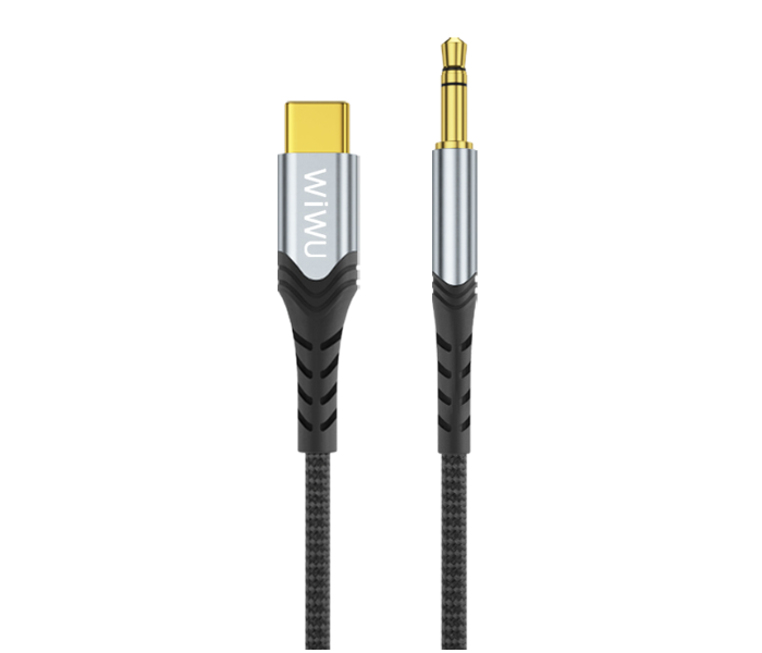 Wiwu YP03B Audio Stereo Cable To Type-C - Black - Zoom Image 1