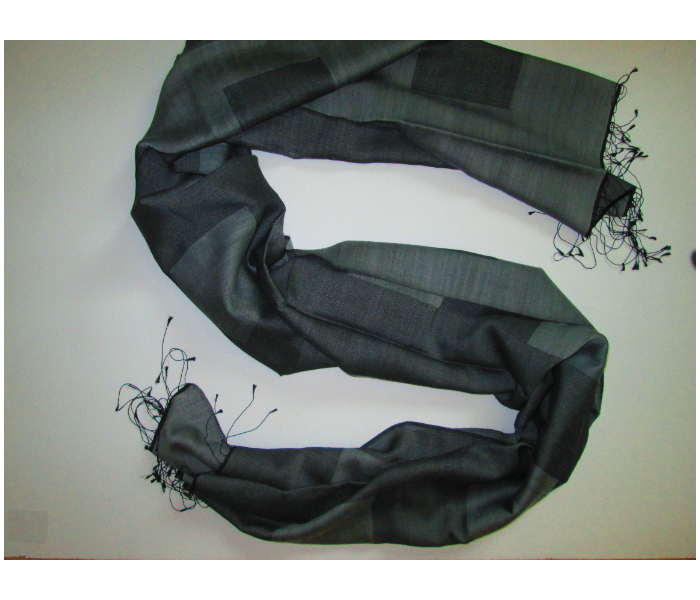 Style It STY-PC-BS Genuine Hand Woven Pashmina Shawl - Grey - Zoom Image 1