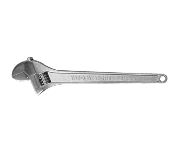 Yato YT-2176 15 Inch Adjustable Wrench - Silver - Zoom Image