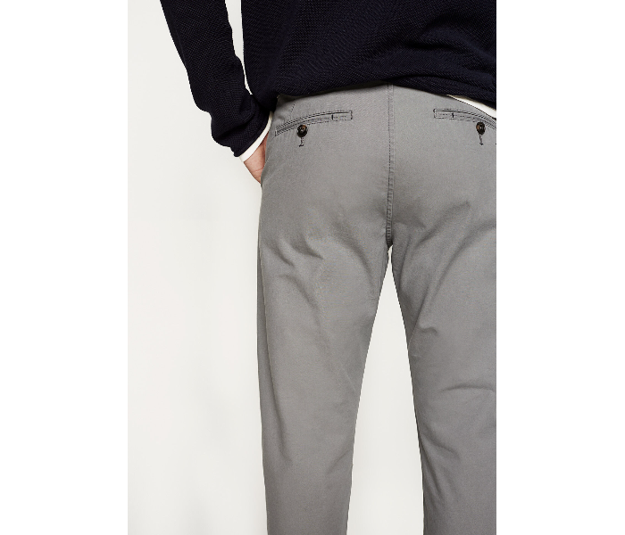 Springfield 155345344 Size 38 Chinos for Men - Grey - Zoom Image 3