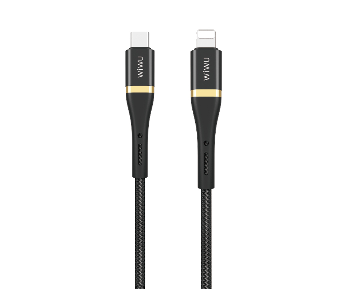 Wiwu ED-10312MB Elite Data Cable Ed-103 Type-C To Lightning - Black - Zoom Image