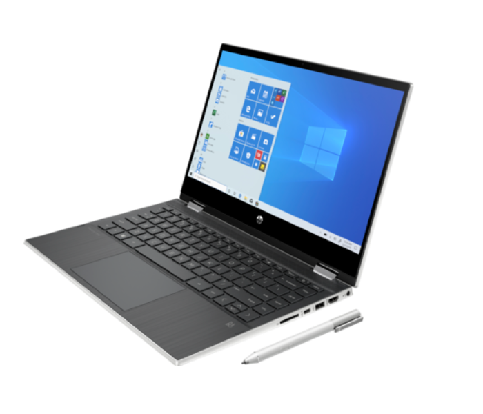 HP Pavilion x360 Convert 14-dw1002ne 30Y27EA 14 Inch Touch Screen Intel Core i5-1135G7 Quad Processor 8GB RAM 512GB SSD Intel Iris Xe Graphics Windows 10 -Silver - Zoom Image 4