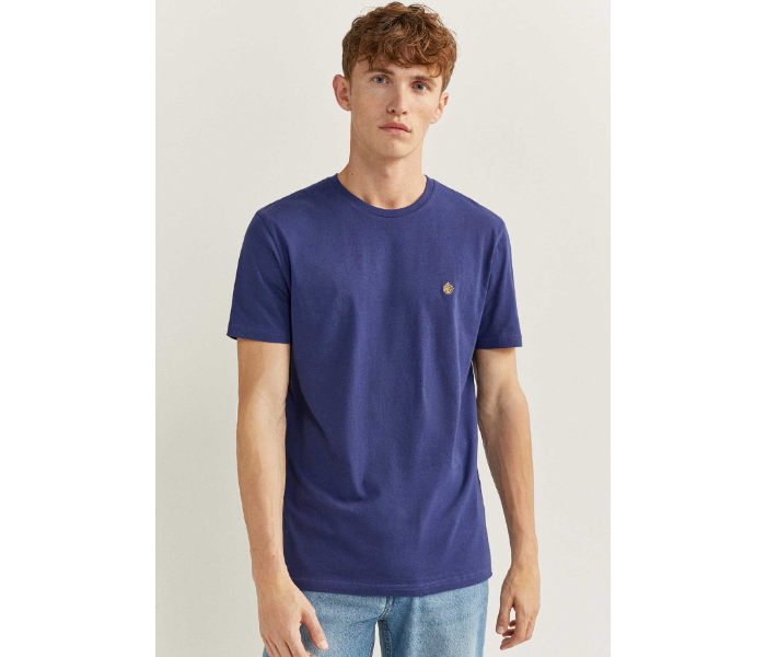 Springfield 712210115 XL Short Sleeve T-Shirt for Men - Blue - Zoom Image 1