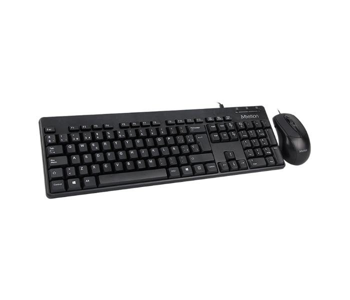 Meetion MT-AT100 USB Corded Keyboar And Mouse Combo -Black - Zoom Image 2