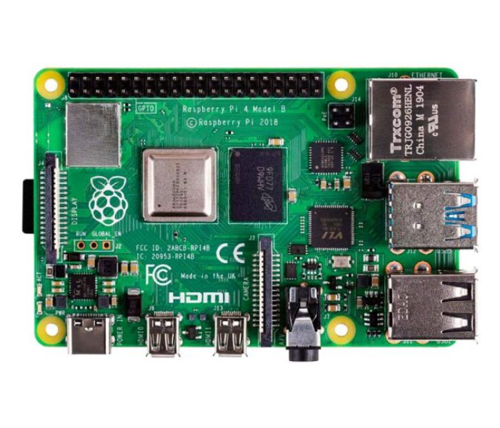 Raspberry Pi4 Model B 4GB RAM Quad Core with WiFi and Bluetooth - Green - Zoom Image 1