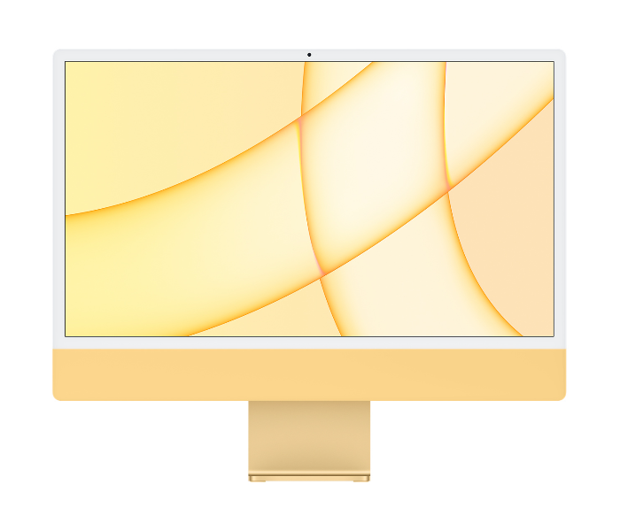 Apple iMac 24 Inch AIO 2021 16GB RAM 512GB M1 Chip MacOS - Yellow  - Zoom Image 2