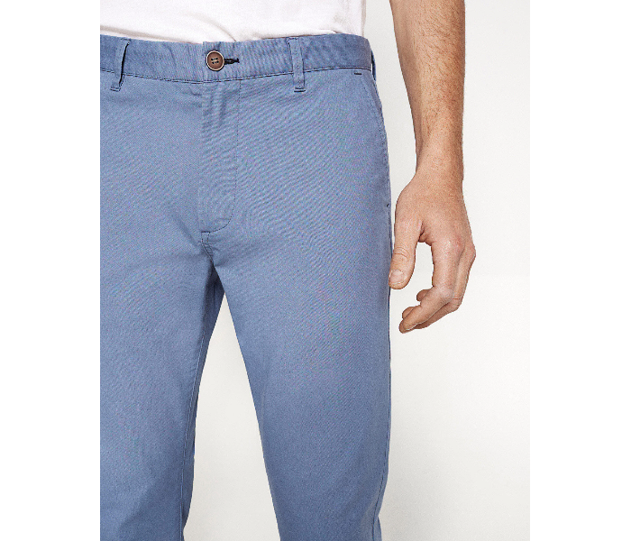 Springfield 155343715 Size 36 Chinos for Men - Medium Blue - Zoom Image 4