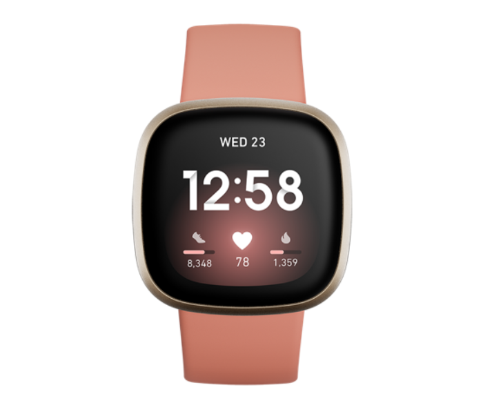 Fitbit Versa 3 Health and Fitness Smartwatch - Rose Gold - Zoom Image 2