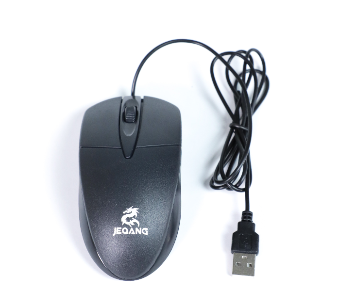 Jongo JM-018 Wired Optical Mouse - Black - Zoom Image 2