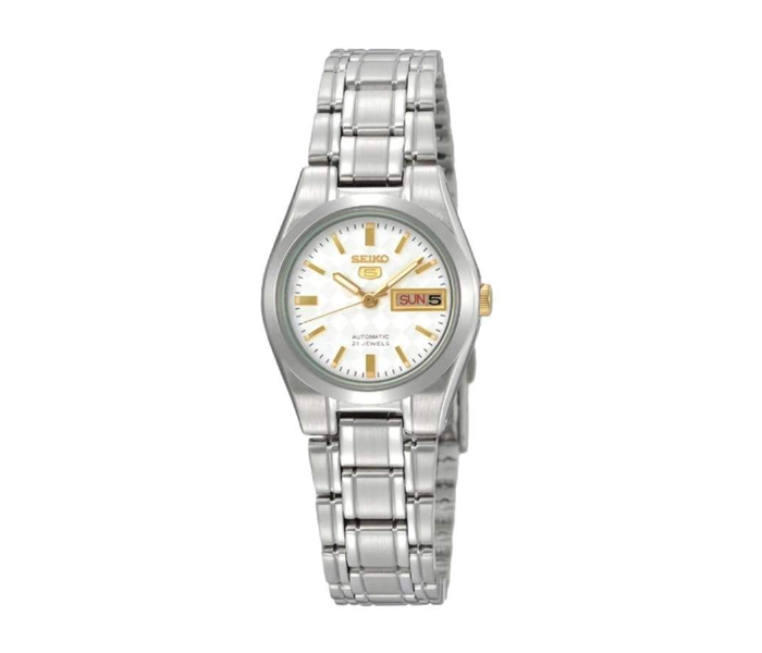 Seiko SYMH17J1C Japan Made Automatic Analog Stainless Steel White Dial Watch for Women - Silver - Zoom Image 1