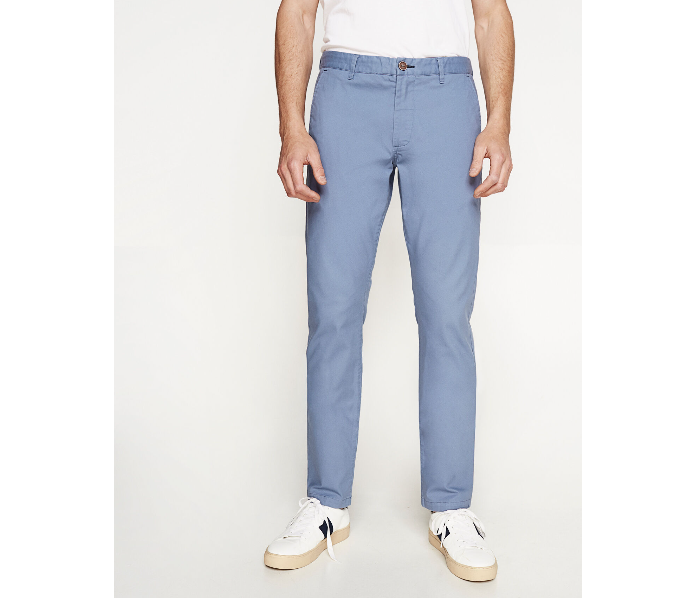 Springfield 155343715 Size 38 Chinos for Men - Medium Blue - Zoom Image 1