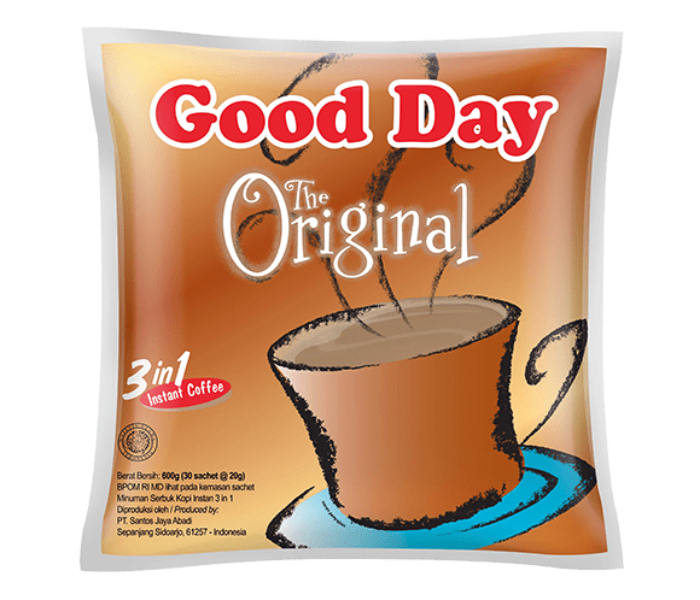 Good Day 66311 20  gm 3 In 1 30 Sachet Original Instant Coffee - Zoom Image