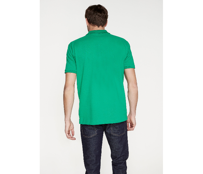 Springfield 855096425 XS Basic Polo Shirt for Men - Green - Zoom Image 3