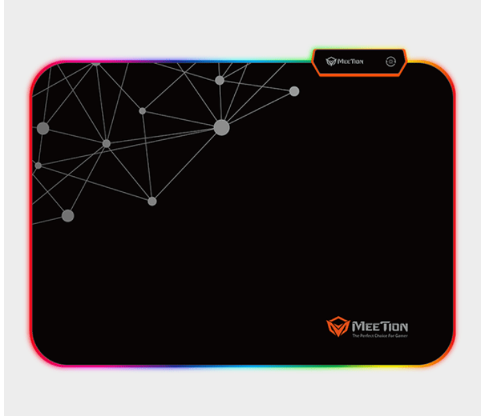 Meetion MT-PD120 355X264.5X4mm Backlight Gaming Mouse Pad – Black - Zoom Image 1